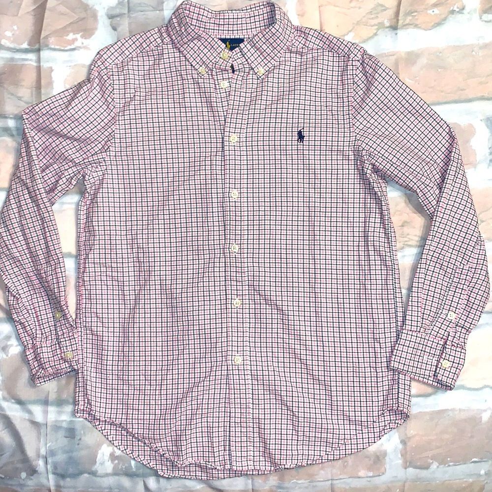 Ralph Lauren Plaid Button Front Shirt
